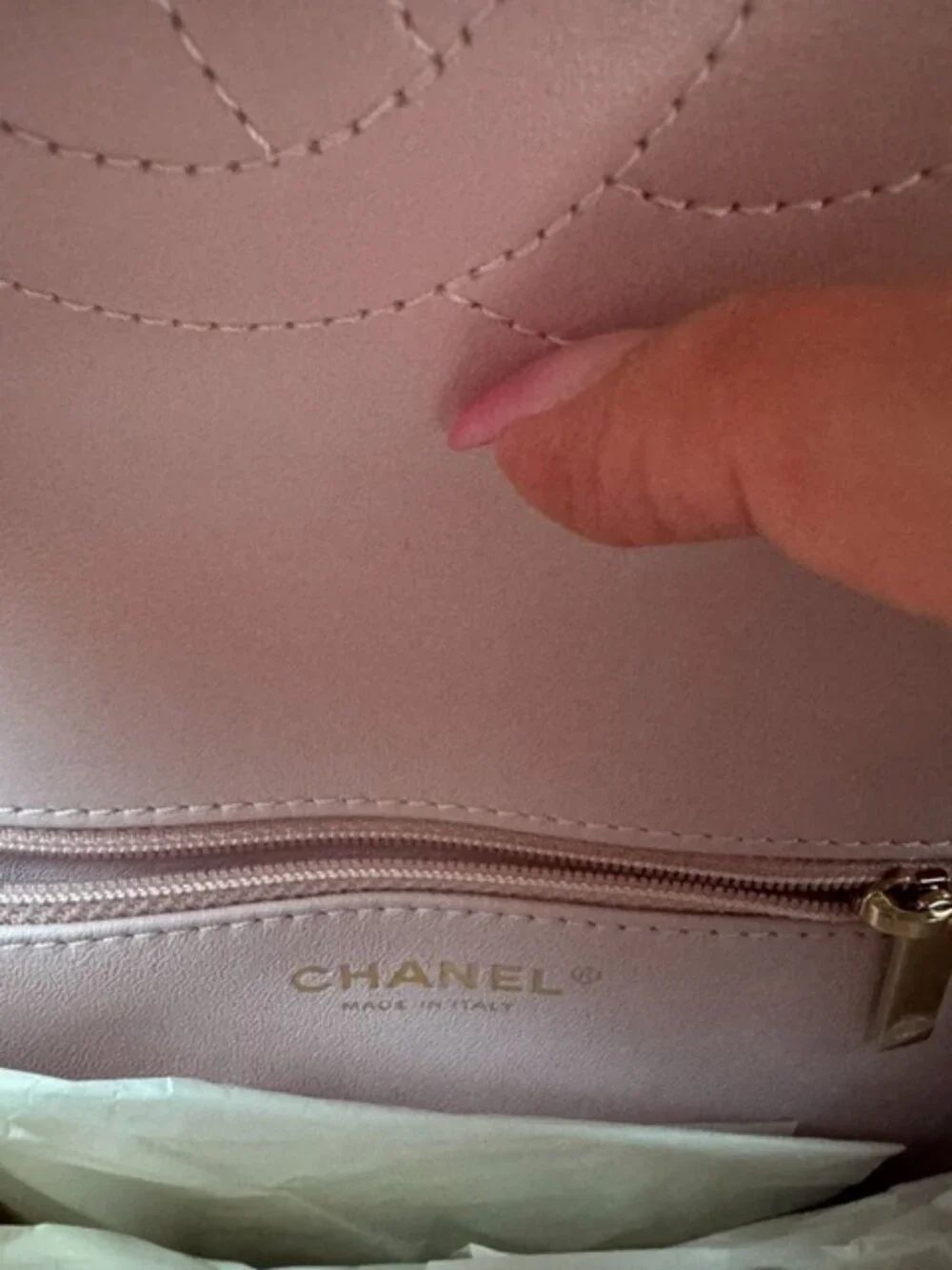 Chanel 21S Small Light Pink Lambskin Quilted Trendy CC LGHW New in Box